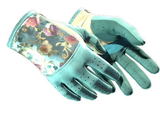 Driver Gloves Brocade Flowers